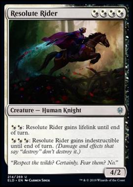 Resolute Rider - Cavalcante Risoluta - [ELD] [NM] [Foil]