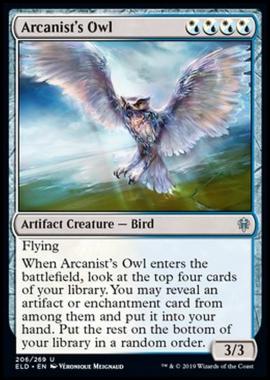 Arcanist's Owl - Gufo dell'Arcanista - [ELD] [NM] [Foil]