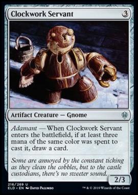 Clockwork Servant - Servitore Meccanico - [ELD] [NM] [Foil]