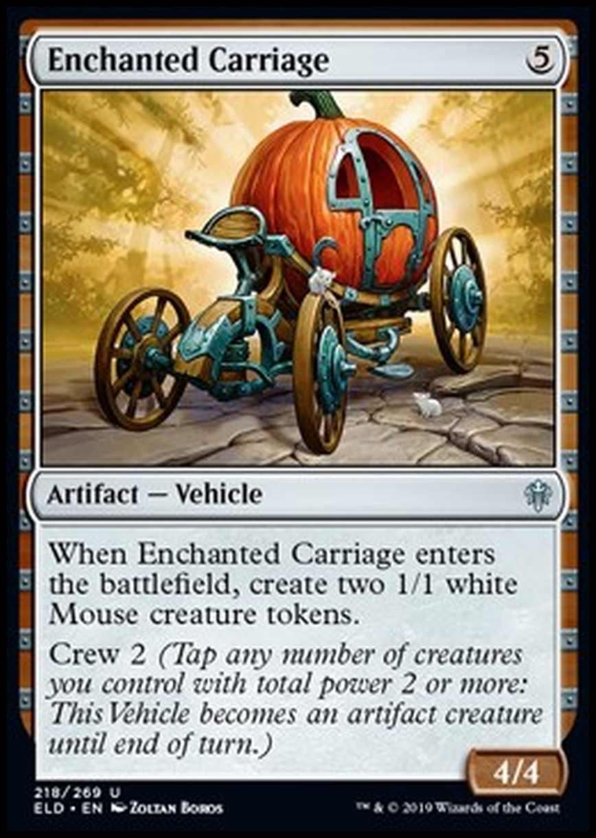 Enchanted Carriage - Carrozza Incantata - [ELD] [NM] [Foil]