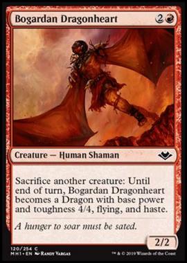 Bogardan Dragonheart - Bogardan Dragonheart - [MH1] [NM] [Foil]