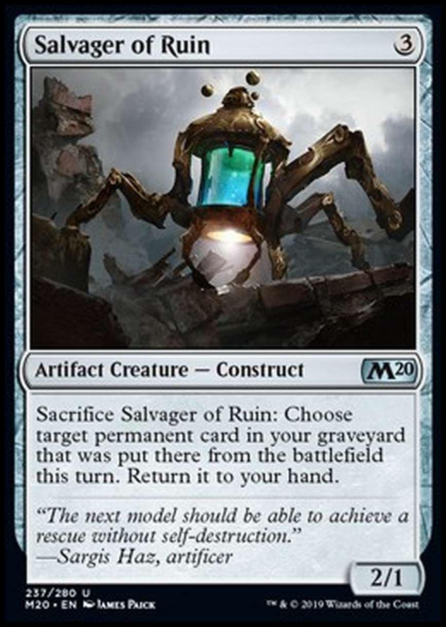Salvager of Ruin - Recuperatore delle Rovine - [M20] [NM] [Foil]