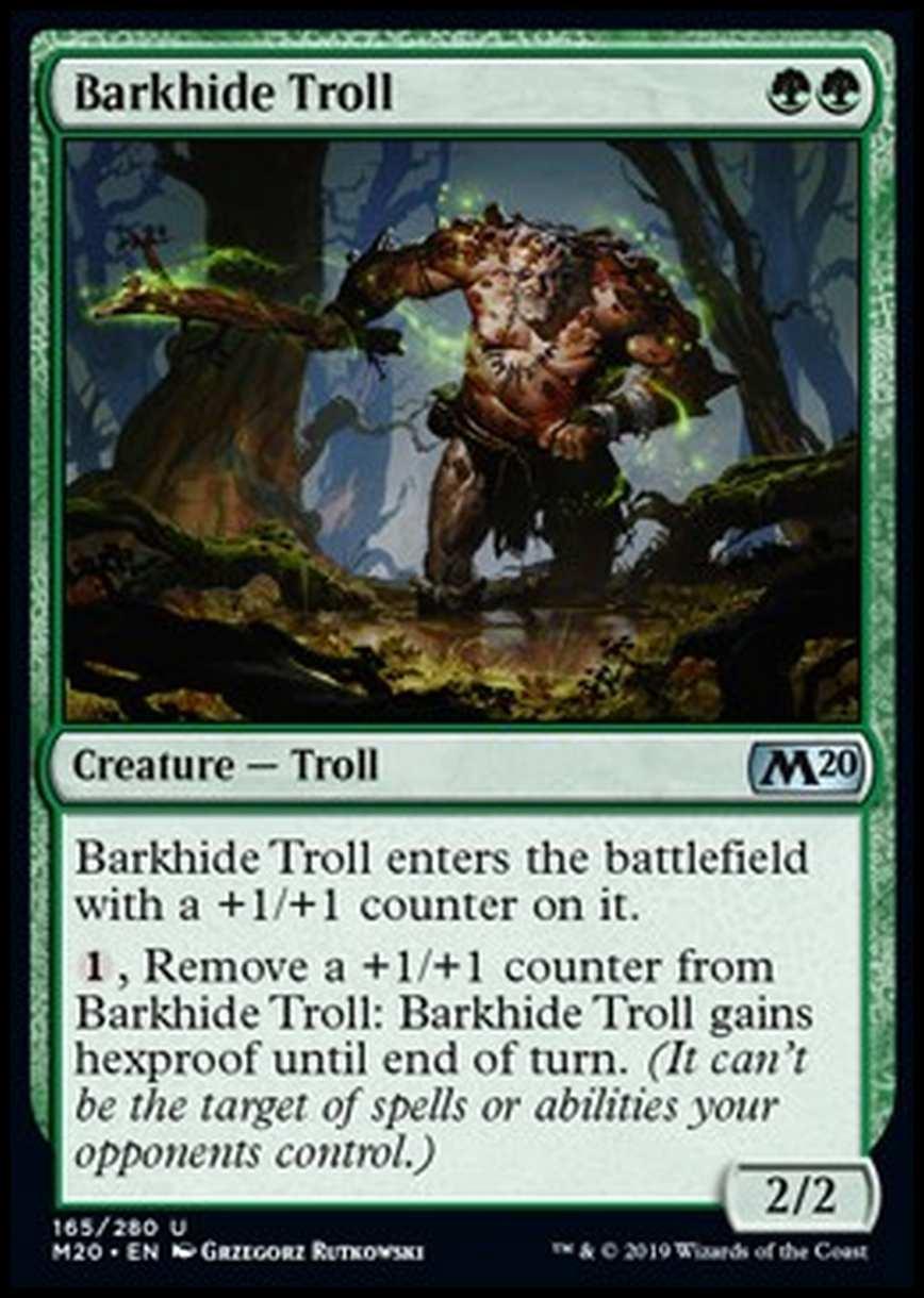Barkhide Troll - Troll Pellescorza - [M20] [NM] [Foil]