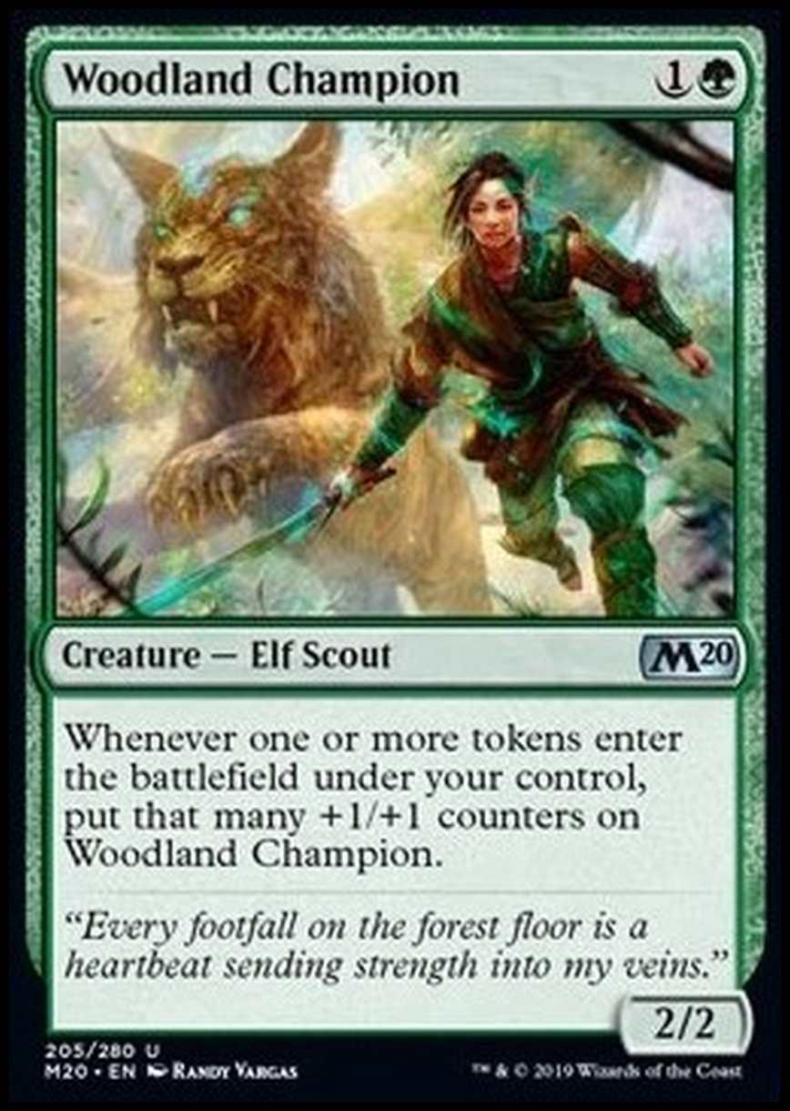 Woodland Champion - Campionessa delle Selve - [M20] [NM] [Foil]