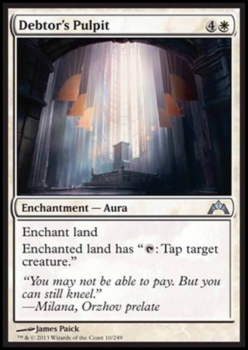 Debtor's Pulpit - Pulpito del Debitore - [GTC] [NM] [Foil]