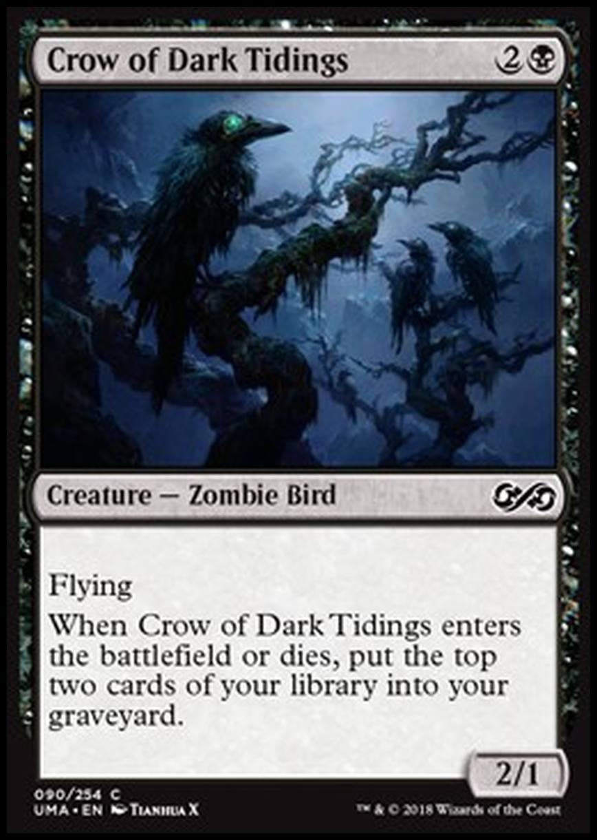 Crow of Dark Tidings - Crow of Dark Tidings - [UMA] [NM] [Foil]