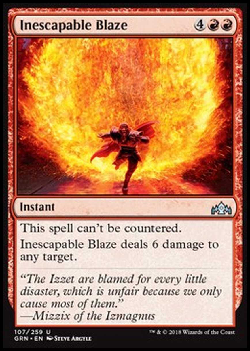 Inescapable Blaze - Fiammata Inevitabile - [GRN] [NM] [Foil]
