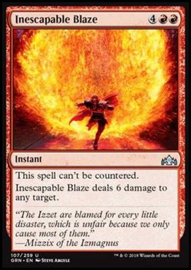 Inescapable Blaze - Fiammata Inevitabile - [GRN] [NM] [Foil]