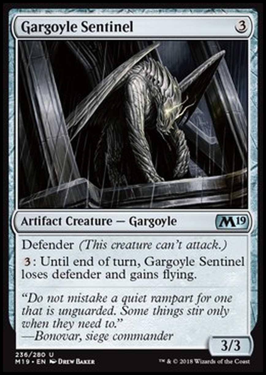 Gargoyle Sentinel - Gargoyle Sentinella - [M19] [NM] [Foil]