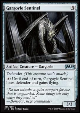 Gargoyle Sentinel - Gargoyle Sentinella - [M19] [NM] [Foil]