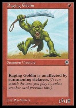 Raging Goblin (V.1) - Raging Goblin (V.1) - [POR] [NM]