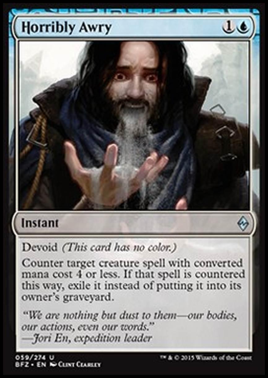 Horribly Awry - Esito Orripilante - [BFZ] [NM] [Foil]