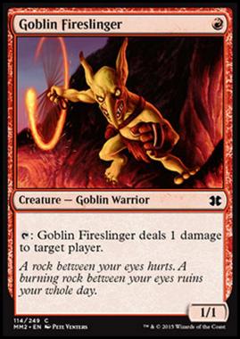 Goblin Fireslinger - Goblin Fireslinger - [MM2] [NM] [Foil]