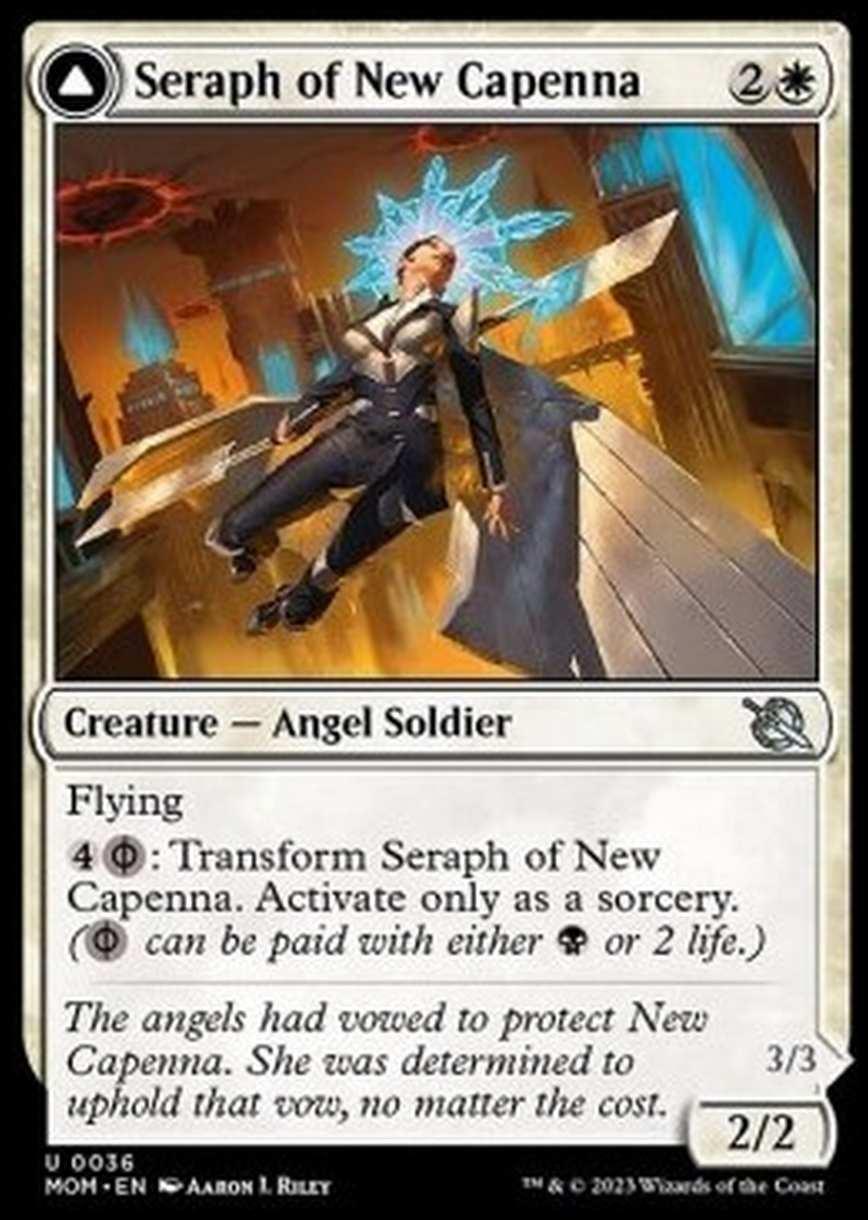 Seraph of New Capenna // Seraph of New Phyrexia - Seraph of New Capenna // Seraph of New Phyrexia - [MOM] [NM] [Foil]