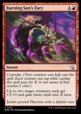 Burning Sun's Fury - Burning Sun's Fury - [MOM] [NM] [Foil]