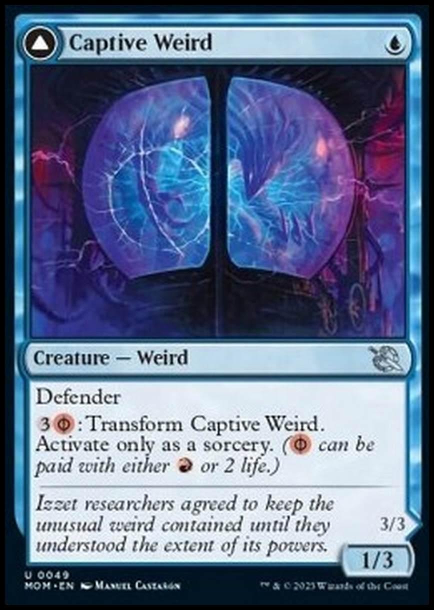 Captive Weird // Compleated Conjurer - Captive Weird // Compleated Conjurer - [MOM] [NM] [Foil]