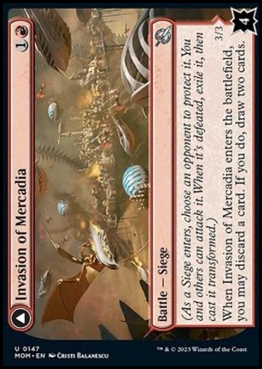 Invasion of Mercadia // Kyren Flamewright - Invasion of Mercadia // Kyren Flamewright - [MOM] [NM] [Foil]