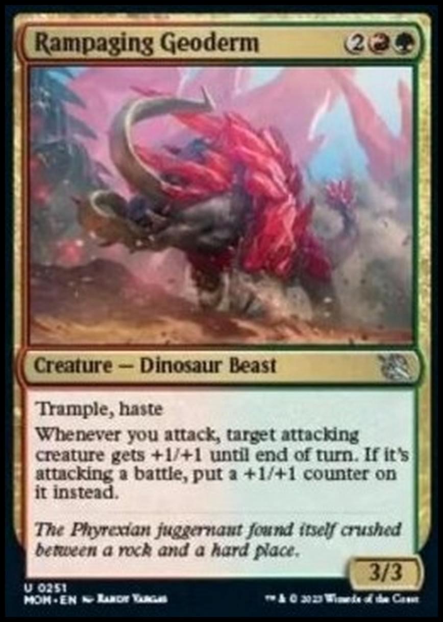 Rampaging Geoderm - Rampaging Geoderm - [MOM] [NM] [Foil]
