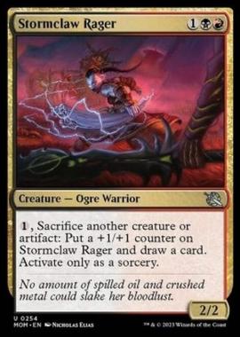 Stormclaw Rager - Stormclaw Rager - [MOM] [NM] [Foil]