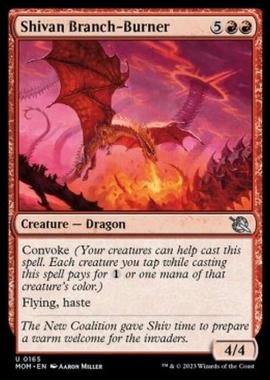 Shivan Branch-Burner - Shivan Branch-Burner - [MOM] [NM] [Foil]