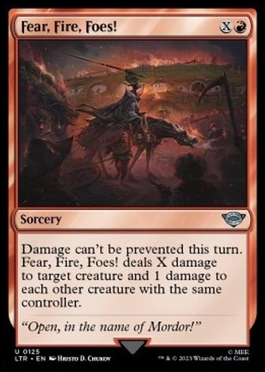 Fear, Fire, Foes! - Fear, Fire, Foes! - [LTR] [NM] [Foil]