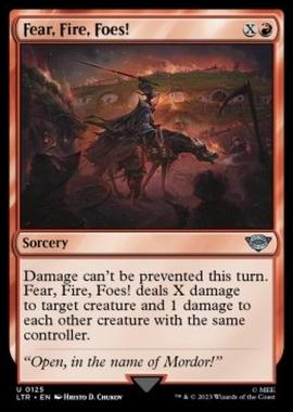 Fear, Fire, Foes! - Fear, Fire, Foes! - [LTR] [NM] [Foil]