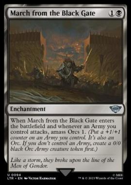 March from the Black Gate - March from the Black Gate - [LTR] [NM] [Foil]
