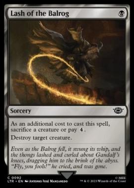 Lash of the Balrog - Lash of the Balrog - [LTR] [NM] [Foil]