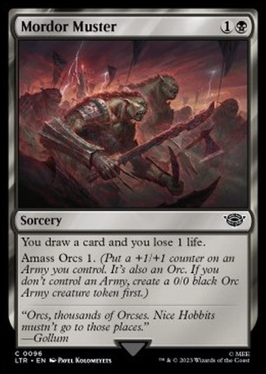 Mordor Muster - Mordor Muster - [LTR] [NM] [Foil]