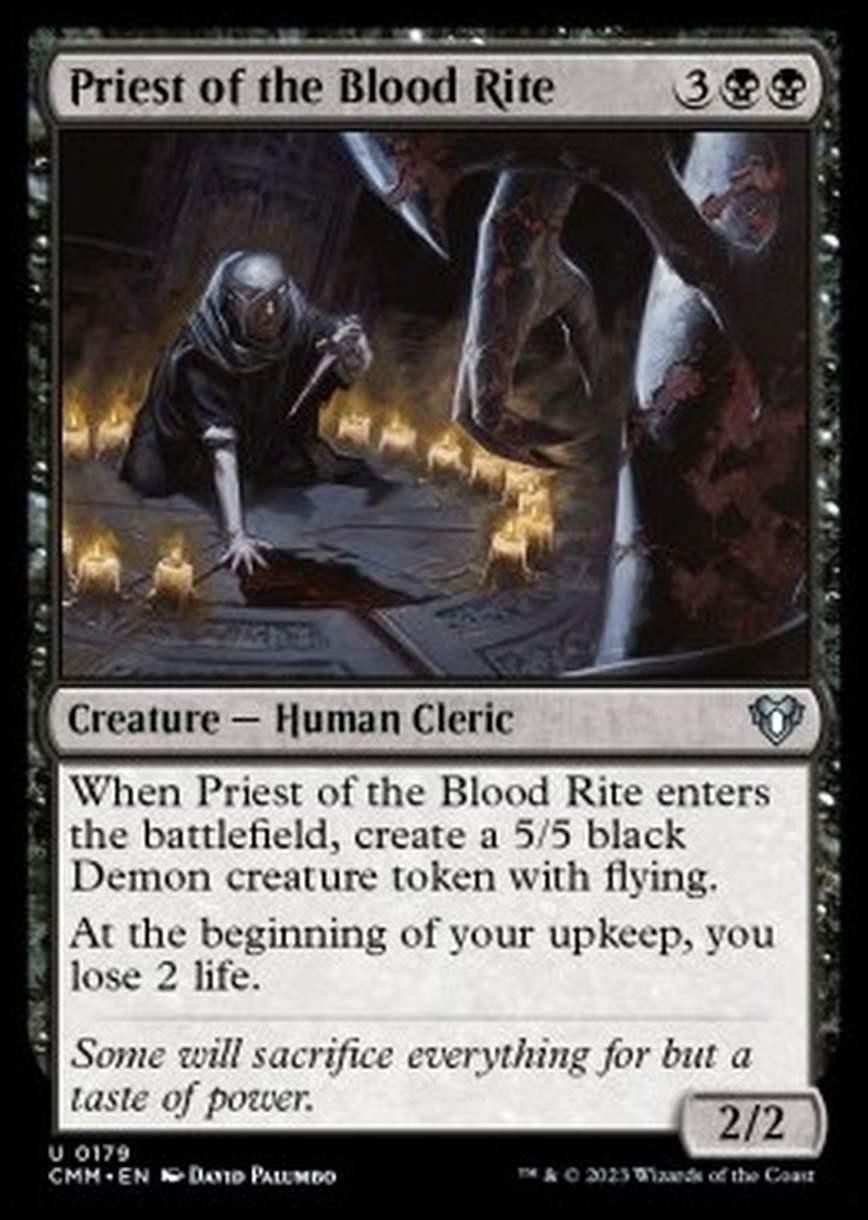 Priest of the Blood Rite - Priest of the Blood Rite - [CMM] [NM] [Foil]