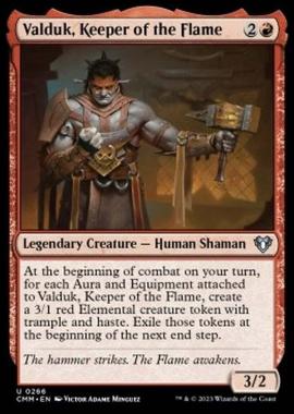 Valduk, Keeper of the Flame - Valduk, Keeper of the Flame - [CMM] [NM] [Foil]