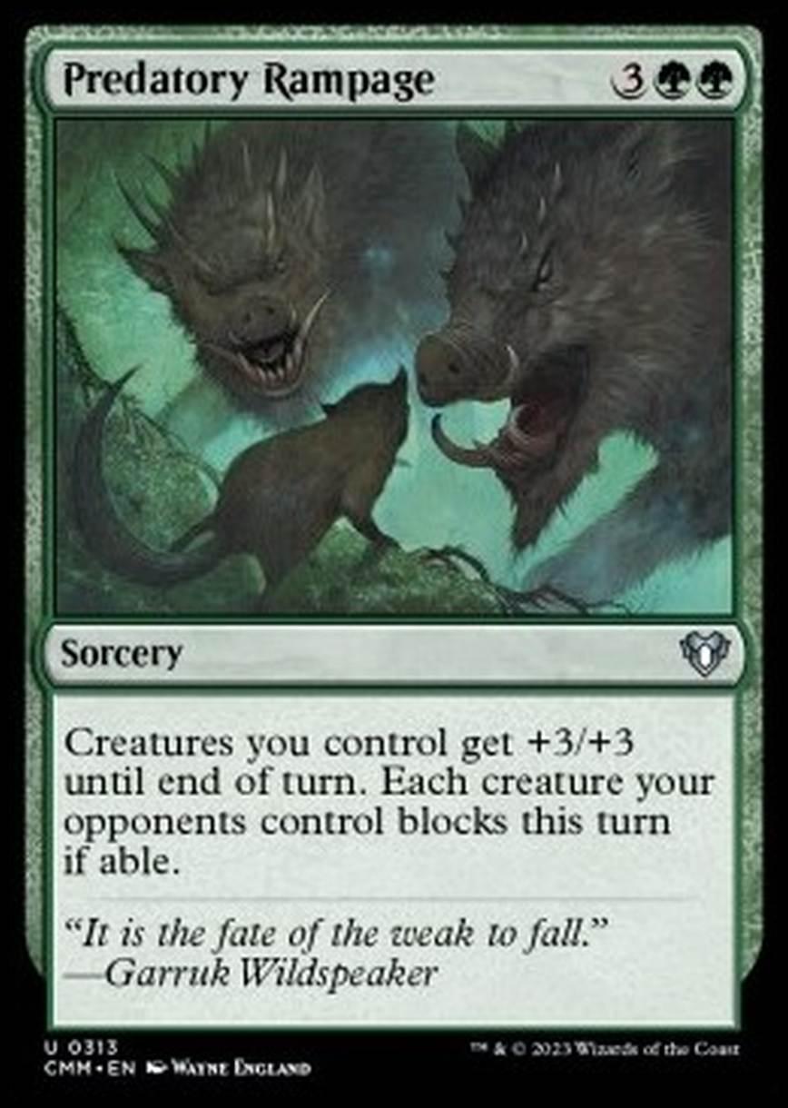 Predatory Rampage - Predatory Rampage - [CMM] [NM] [Foil]