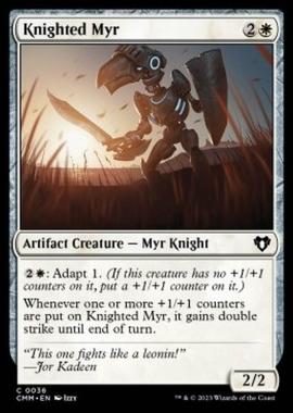 Knighted Myr - Knighted Myr - [CMM] [NM] [Foil]