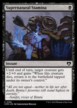 Supernatural Stamina - Supernatural Stamina - [CMM] [NM] [Foil]