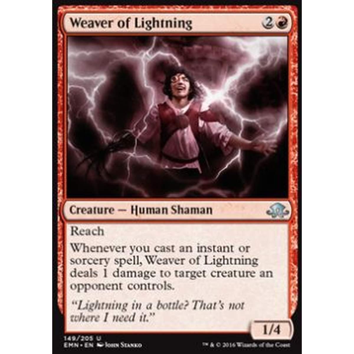Weaver of Lightning - Tessitore di Fulmini - [EMN] [NM]