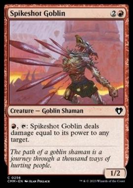 Spikeshot Goblin - Spikeshot Goblin - [CMM] [NM] [Foil]