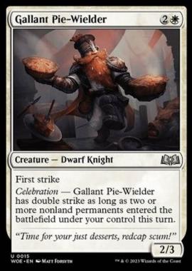 Gallant Pie-Wielder - Gallant Pie-Wielder - [WOE] [NM] [Foil]