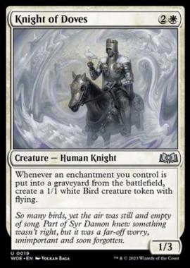 Knight of Doves - Knight of Doves - [WOE] [NM] [Foil]