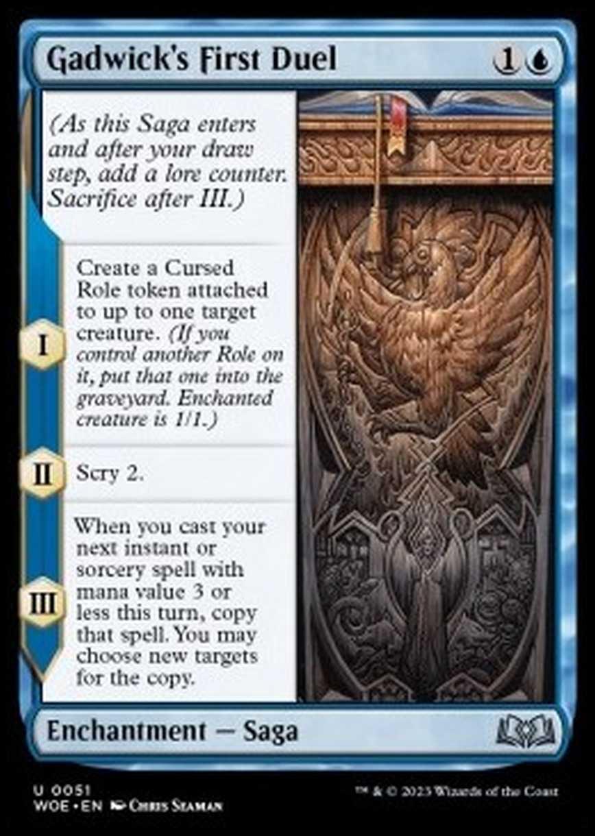Gadwick's First Duel - Gadwick's First Duel - [WOE] [NM] [Foil]