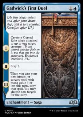 Gadwick's First Duel - Gadwick's First Duel - [WOE] [NM] [Foil]