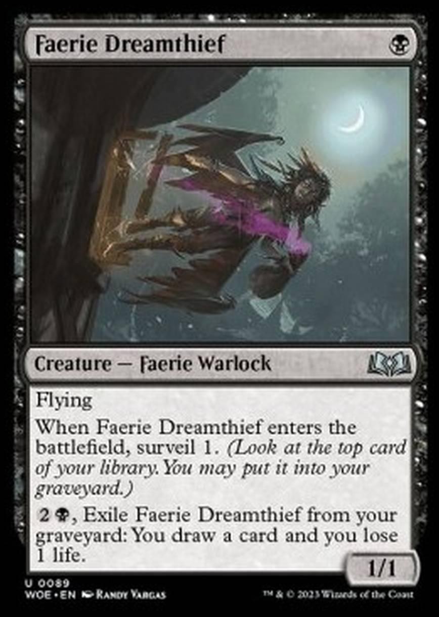 Faerie Dreamthief - Faerie Dreamthief - [WOE] [NM] [Foil]