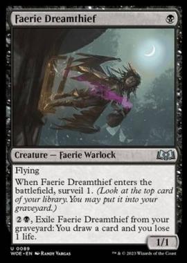 Faerie Dreamthief - Faerie Dreamthief - [WOE] [NM] [Foil]