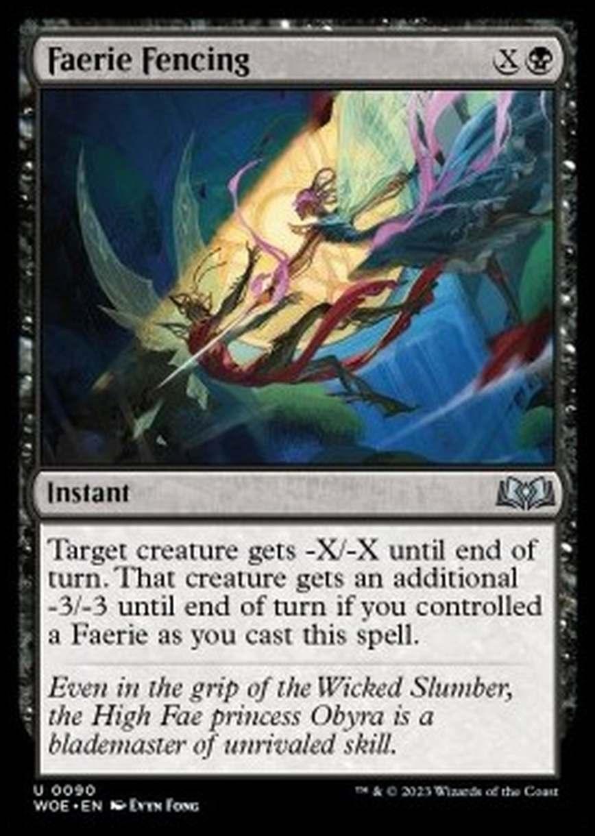 Faerie Fencing - Faerie Fencing - [WOE] [NM] [Foil]
