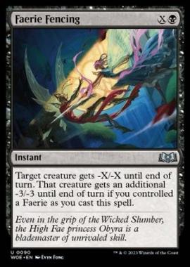 Faerie Fencing - Faerie Fencing - [WOE] [NM] [Foil]