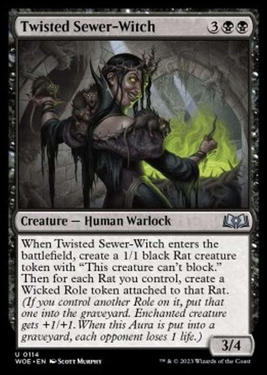 Twisted Sewer-Witch - Twisted Sewer-Witch - [WOE] [NM] [Foil]