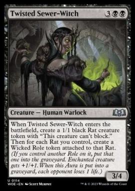 Twisted Sewer-Witch - Twisted Sewer-Witch - [WOE] [NM] [Foil]