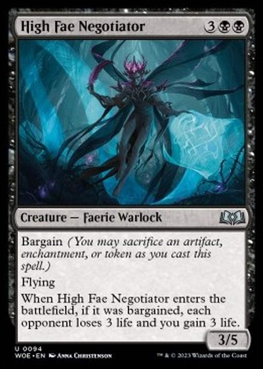 High Fae Negotiator - High Fae Negotiator - [WOE] [NM] [Foil]