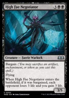 High Fae Negotiator - High Fae Negotiator - [WOE] [NM] [Foil]