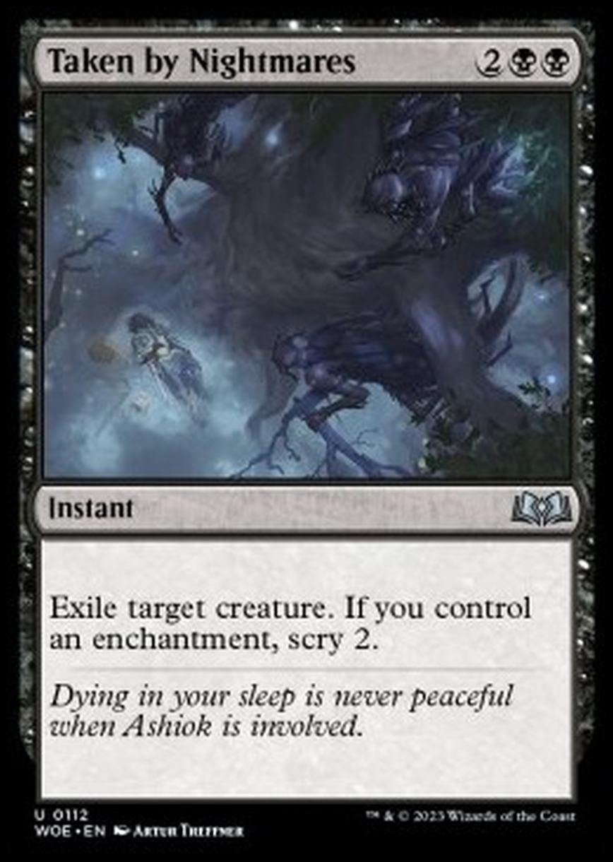 Taken by Nightmares - Taken by Nightmares - [WOE] [NM] [Foil]