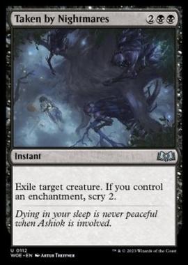 Taken by Nightmares - Taken by Nightmares - [WOE] [NM] [Foil]